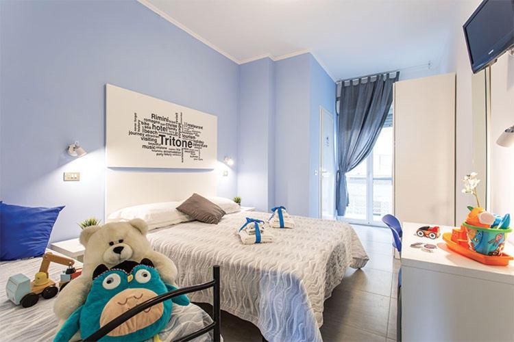 Hotel Tritone Rimini Bagian luar foto